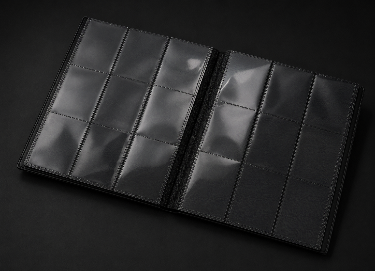 Interior carpeta PRO-Binder Eclipse Jet Black Ultra Pro 9 bolsillos - HITTO TCG