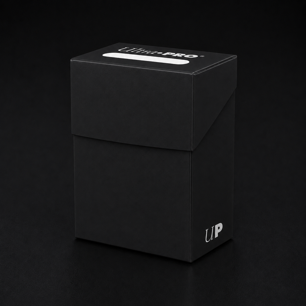 Deck Box Ultra Pro New Solid Black 80 cartas TCG - HITTO TCG