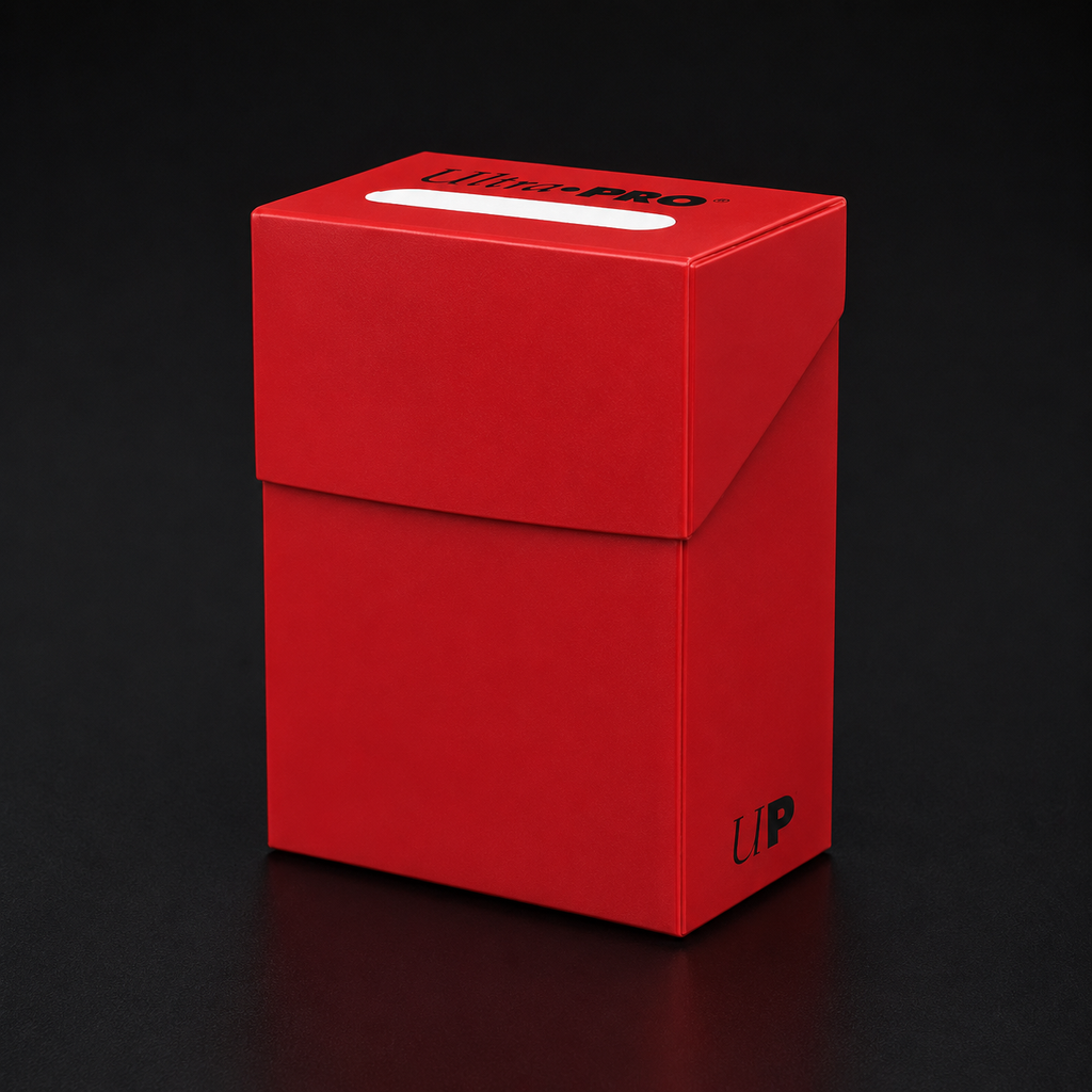 Deck Box Ultra Pro New Solid Red 80 cartas TCG - HITTO TCG