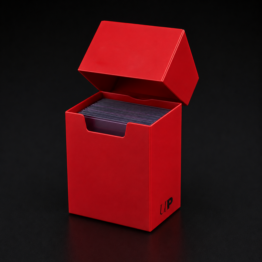 Interior Deck Box Ultra Pro New Solid Red capacidad 80 cartas - HITTO TCG