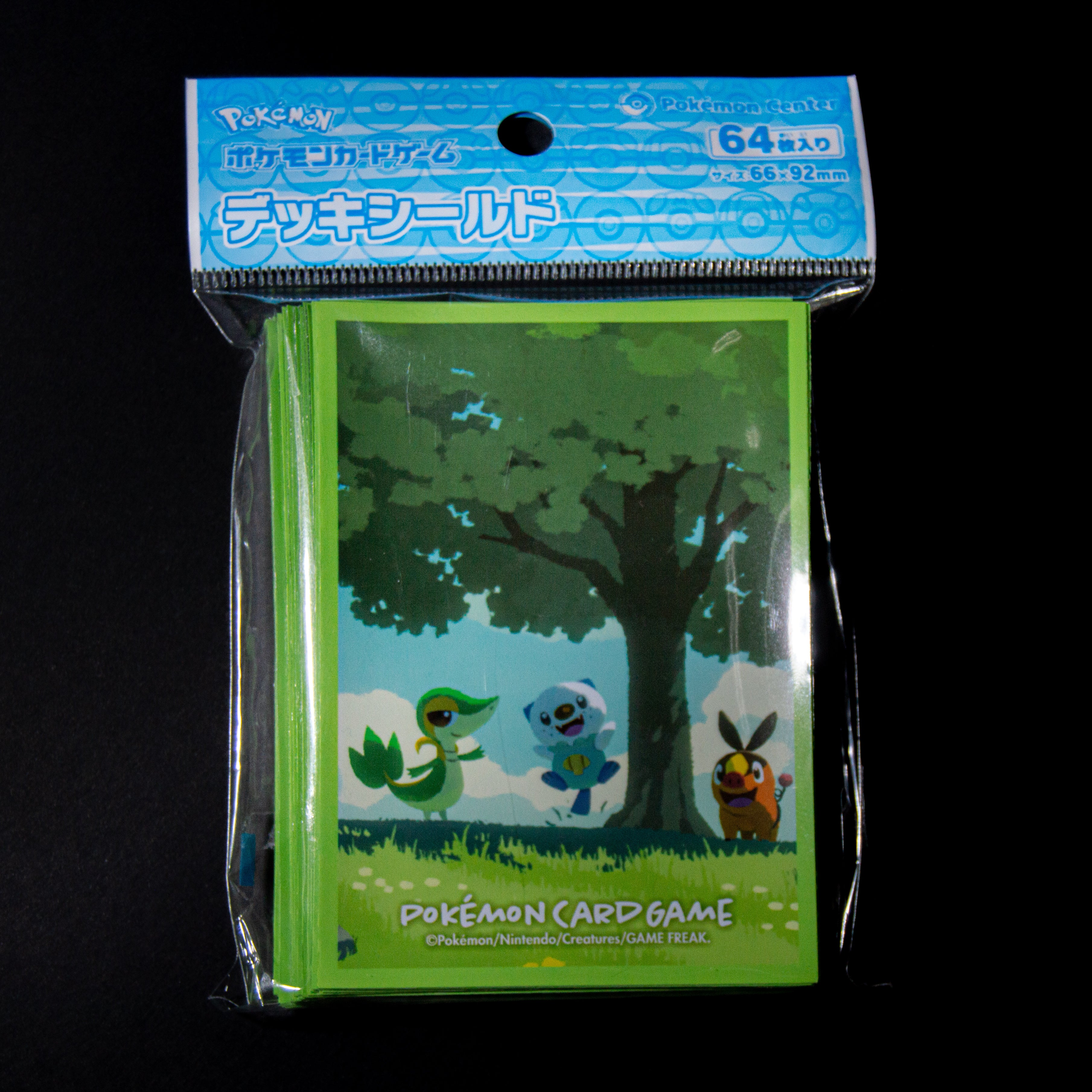 Fundas Pokémon Center Snivy, Tepig & Oshawott - Japonés