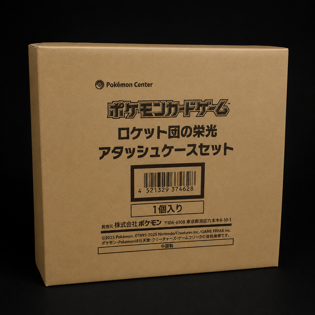 Maletín Pokémon Center The Glory of Team Rocket Attaché Case Set - Japonés