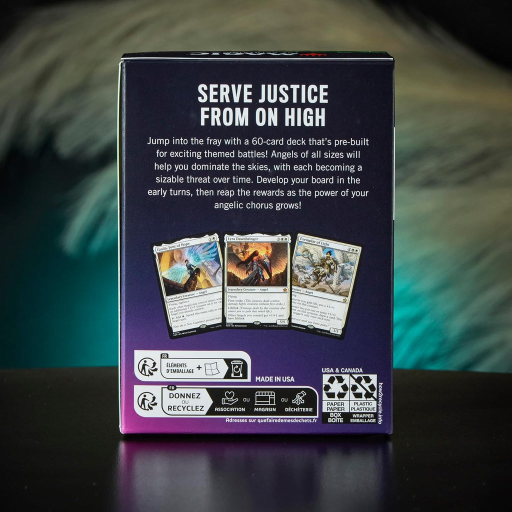 Vista trasera Mazo Temático Ángeles Lorwyn Eclipsed MTG - HITTO TCG