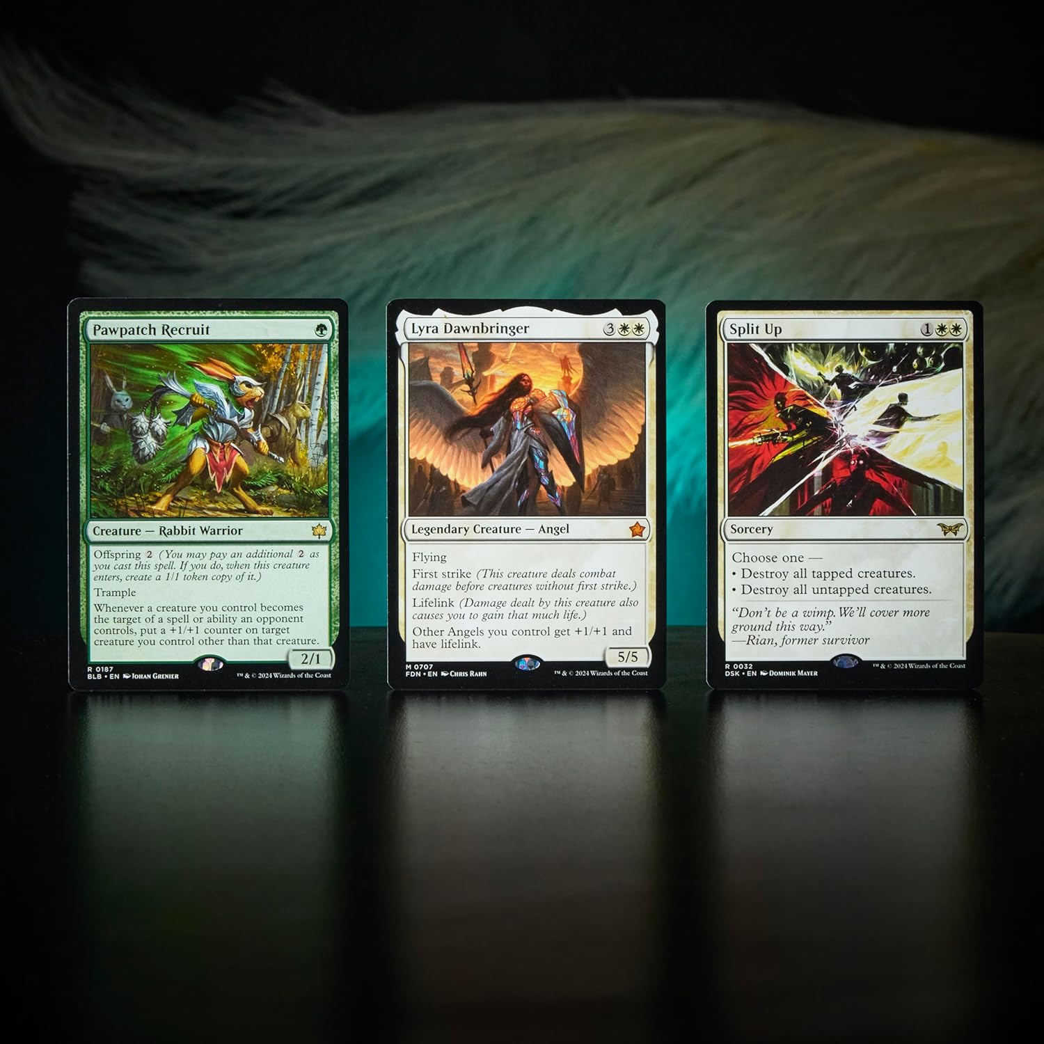 Detalle Cartas Mazo Temático Ángeles MTG Lorwyn Eclipsed Inglés - HITTO TCG