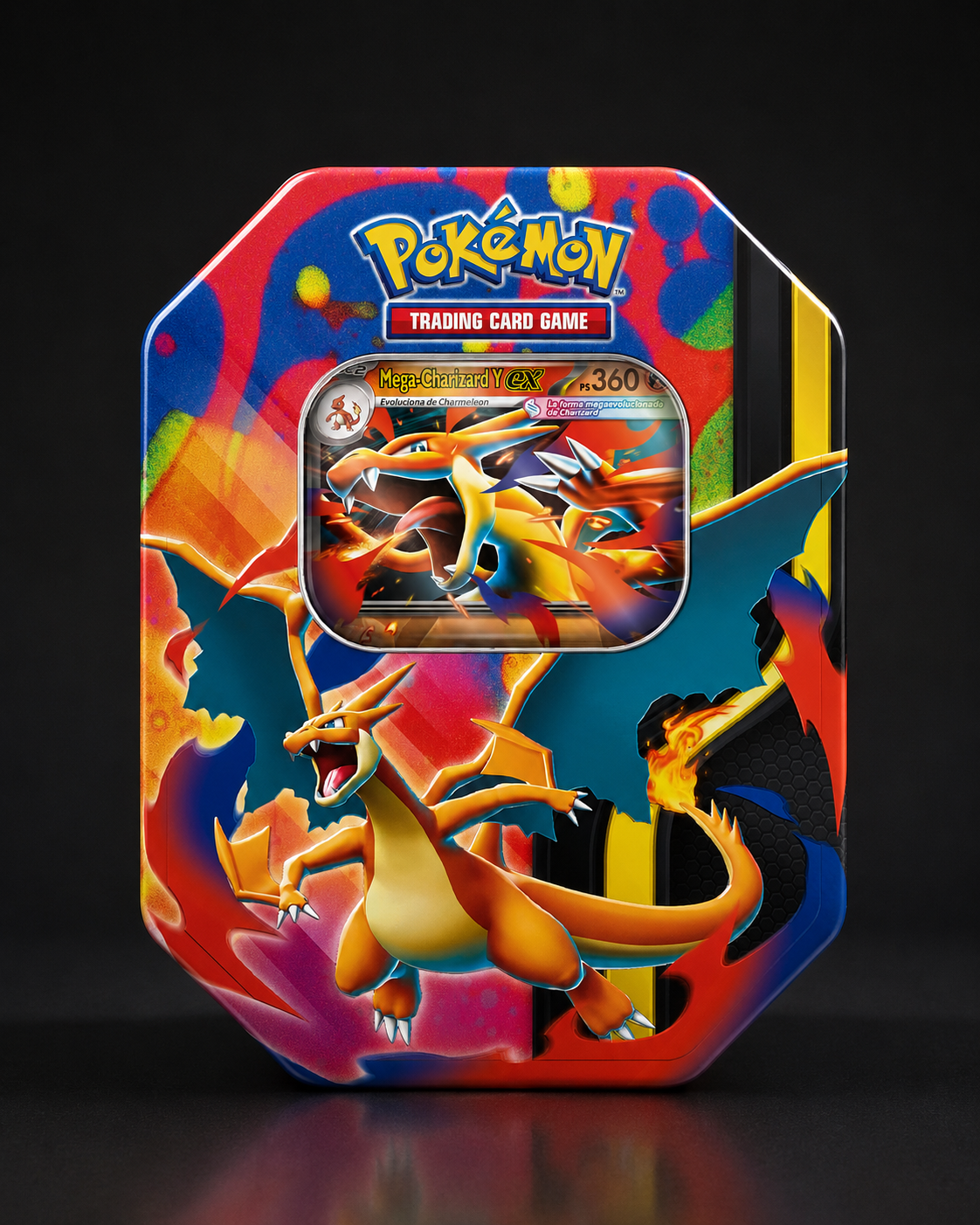 Lata Pokémon Mega-Charizard ex - Español