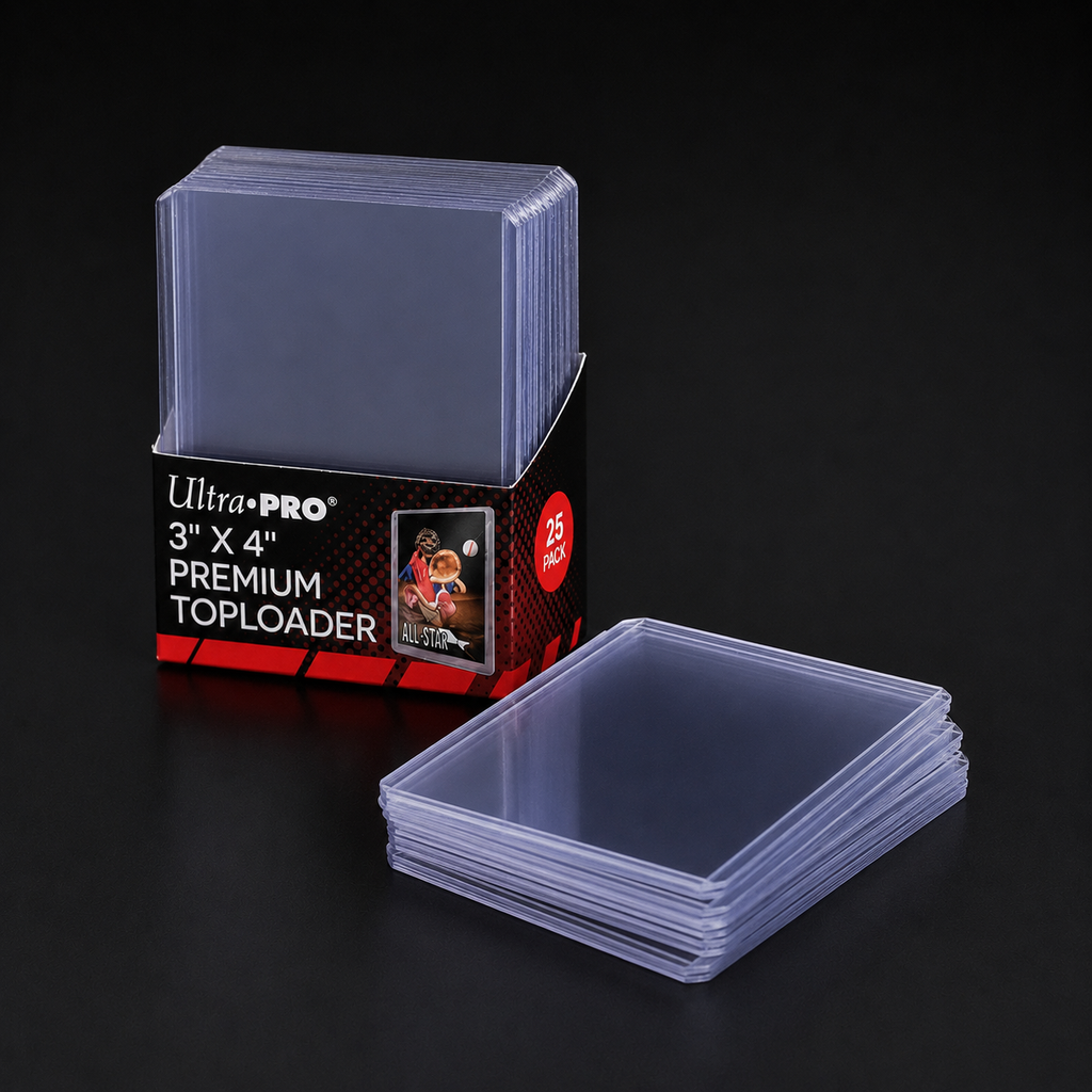 Detalle Toploader Premium Ultra Pro 25 unidades rigido cartas - HITTO TCG